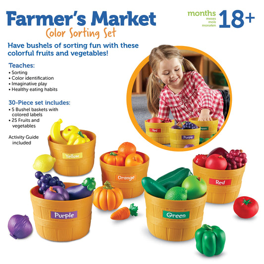 Creativity Unleashed: How to Incorporate the Farmer’s Market Color Sorting Set into Various Activities