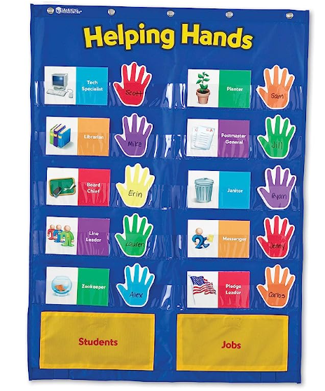 Helping Hands Pocket Chart