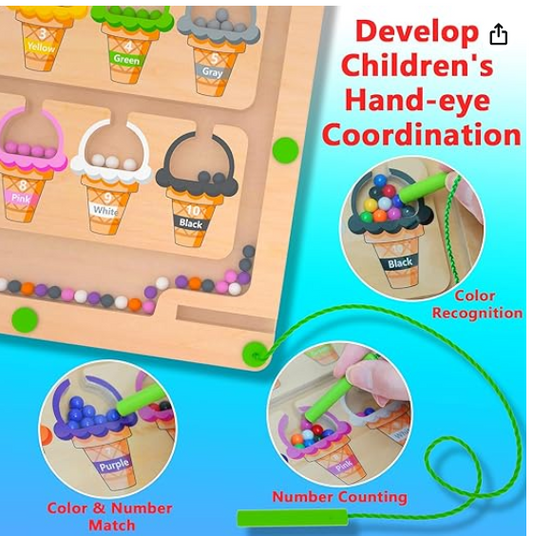 Unlocking Learning Potential: The Magnetic Color & Number Maze