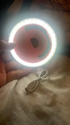 "Brighten Up Your Selfies: Portable Ring Light Attachment for All Devices"