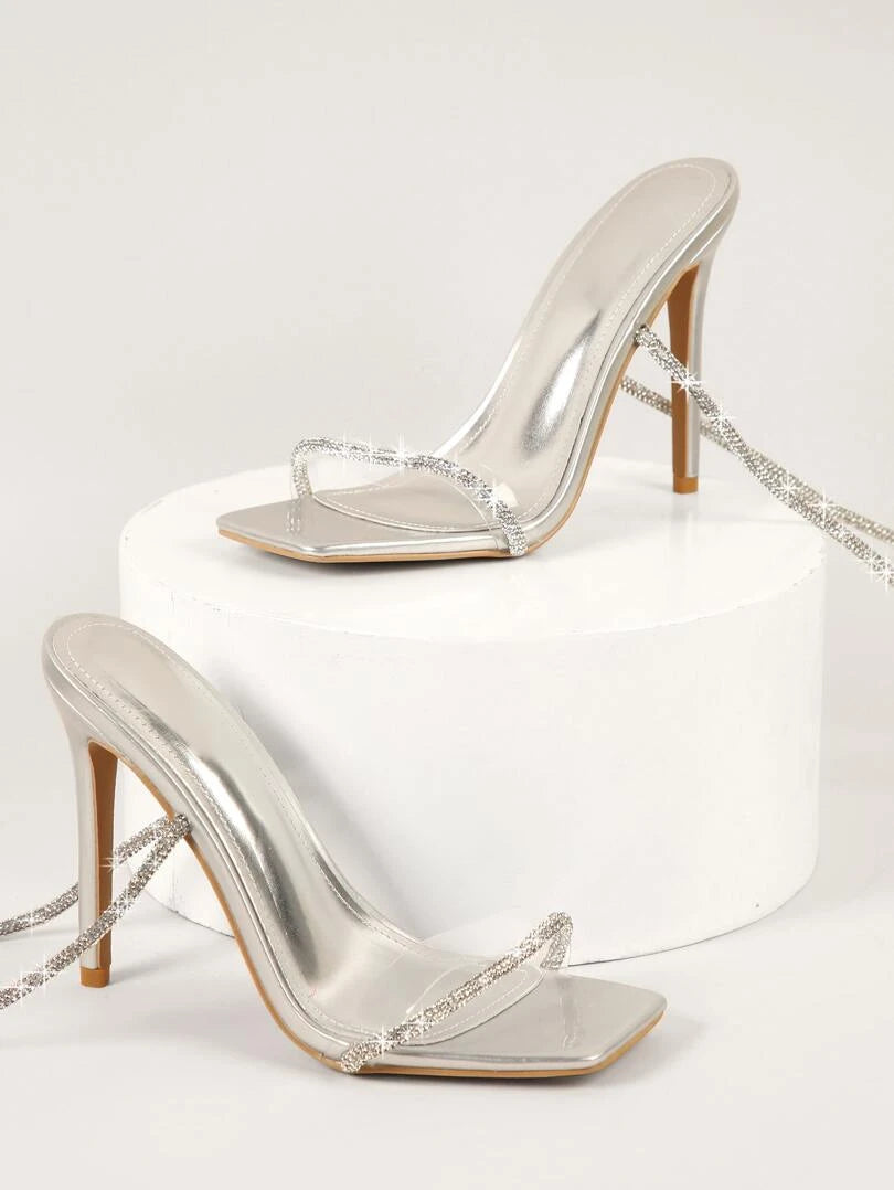 Strappy Stiletto Heeled