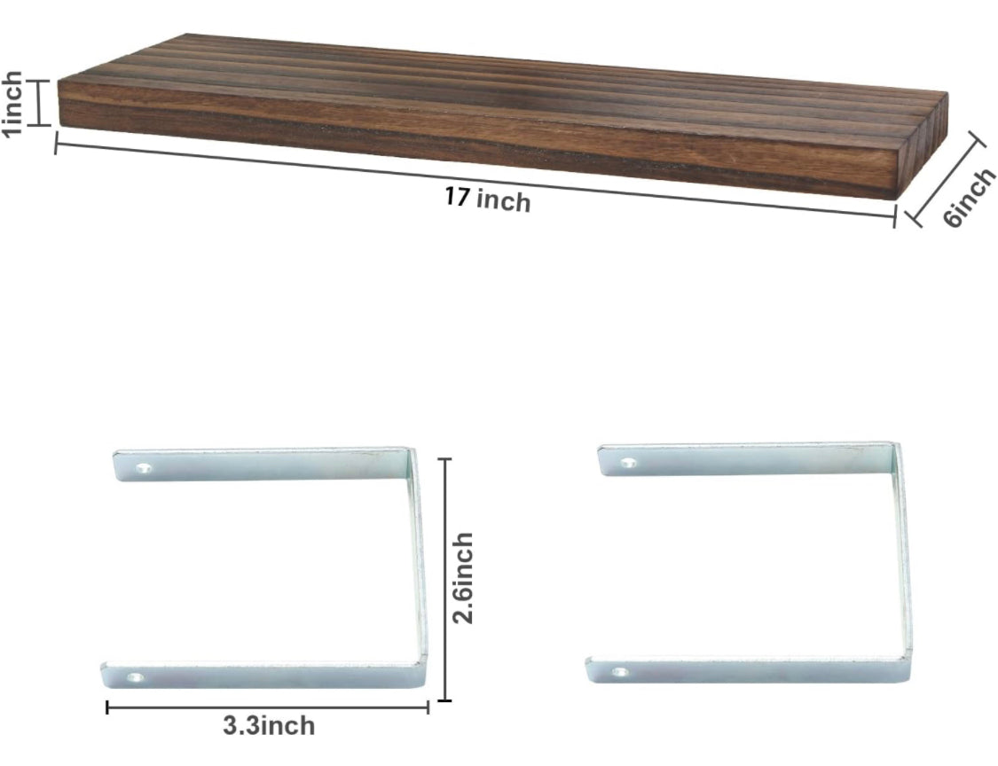 Floating Shelf Wall Accent 2 Piece