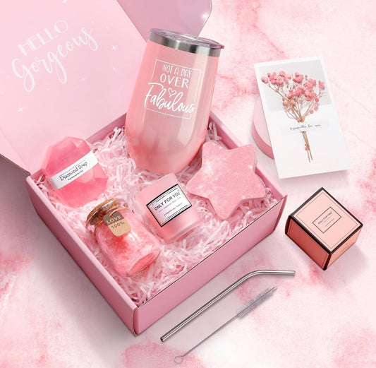 Pink Christmas Gift Set