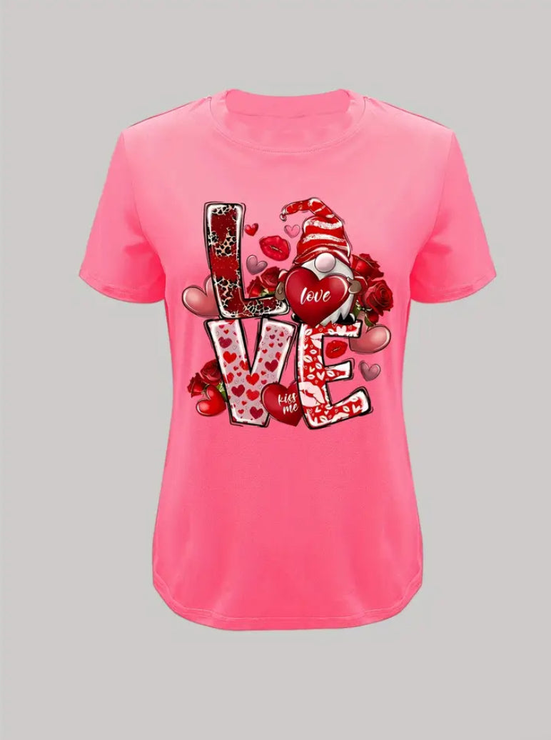 Valentine'S Day Casual T-Shirt