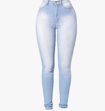 Mid Waist Stretchy Denim Skinny