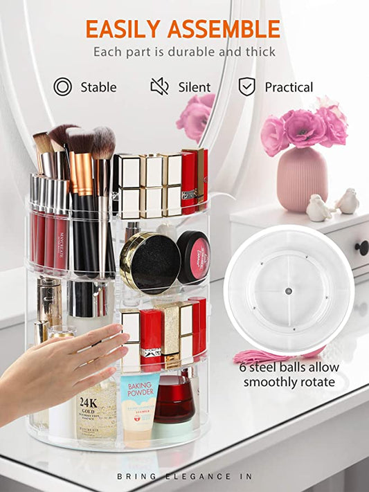 360 Rotating Makeup Organizer