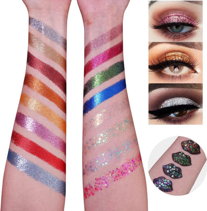 Follow your glitter palette