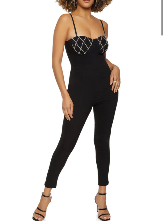 Rhinestone jumpsuit