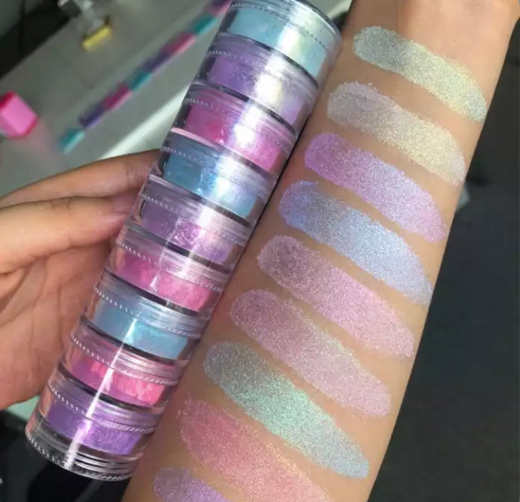 9 Color Individual Case Loose Mermaid Duochrome