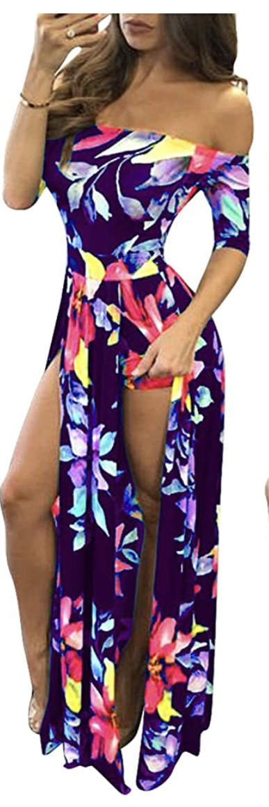 Sweet Serenade Romper Maxi Dress