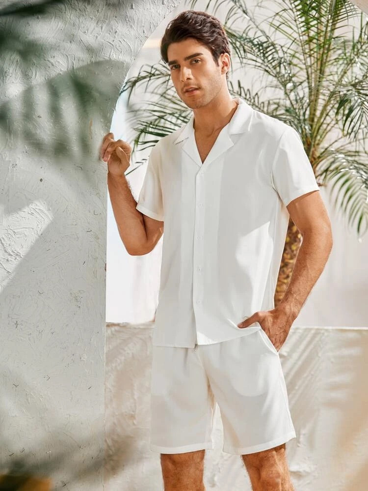 Mens outwear set white