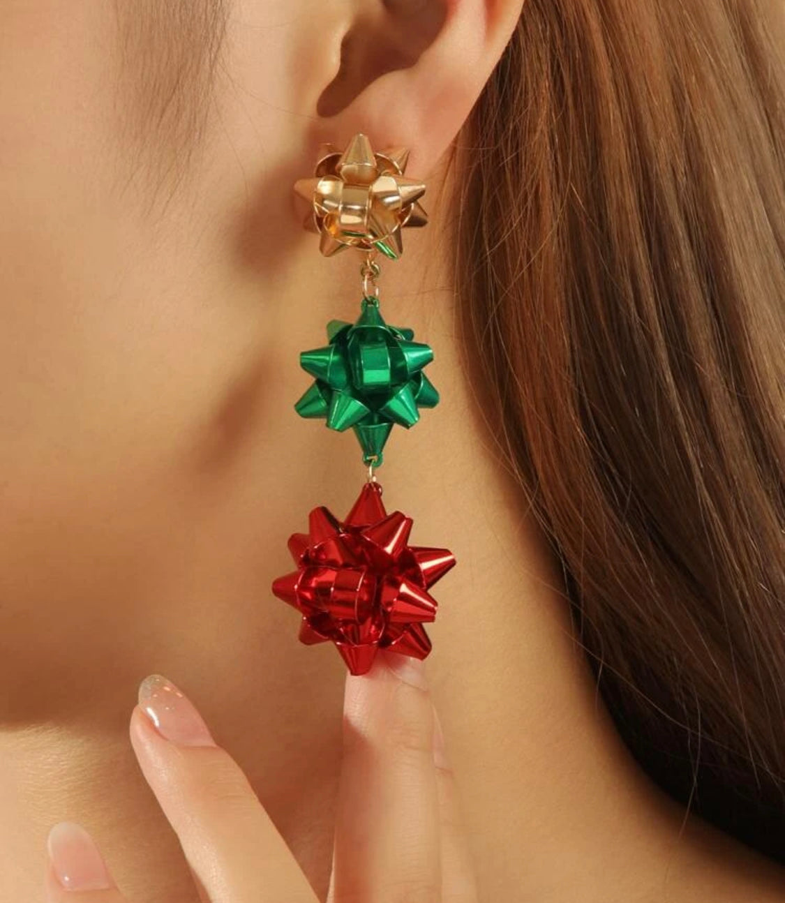 Christmas earrings