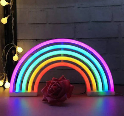 Rainbow Neon Sign